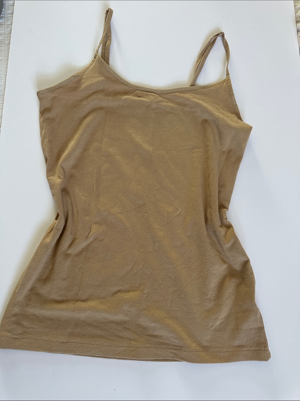 Time and Tru Tan Spaghetti-Strap Cami